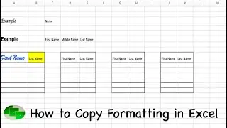 How to Copy Formatting in Excel