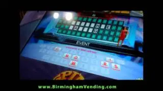 Raw Thrills Wheel of Fortune Redemption Arcade Game by Birmingham Vending.flv