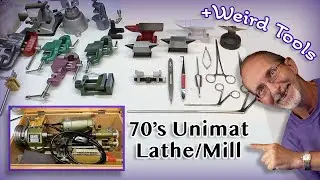 New Unimat SL1000 Lathe + an Unexpected Haul of Interesting Tools #diy