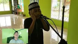 Adit Kumandangkan Suara Adzan di Masjid Nurul Ilmi SMP Negeri 1 Noling