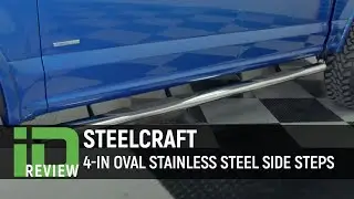 Steelcraft 4-inch Standard Oval Black Side Steps Review