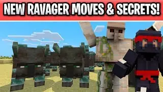 Minecraft 1.14 New Ravager Moves & Secrets! 1.11 Update Features