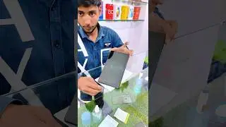 Correct method of installing tempered glass on tab | #shorts