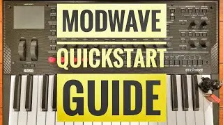 Korg modwave Quickstart Guide