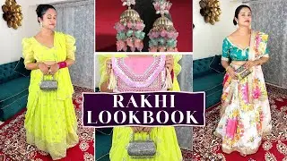 Raksha Bandhan Look Book & Outfit Inspiration |Amazon Lehenga Haul Rakhi Special❤️Sushmita’s Diaries