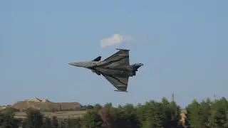 Dynamic Takeoff of French Rafale at Athens Flying Week 2023