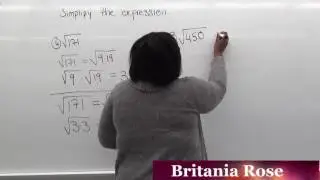 Simplify a Radical (Number) Quiz Problem 4 and 5