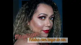 Maquiagem NEUTRA com toque de COR