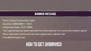 Recent Forza Horizon 5 Ban Wave + HOW TO GET UNBANNED ON FORZA HORIZON 5