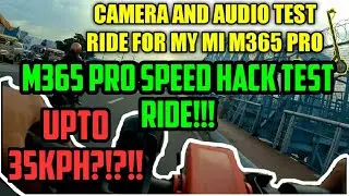 MI M365 PRO HACK TEST RIDE! UPTO 35KPH TOP SPEED!!!