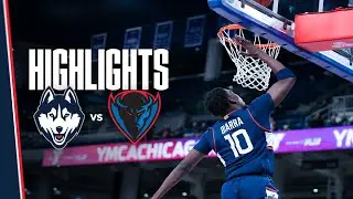 HIGHLIGHTS | #1 UConn Men’s Basketball at DePaul