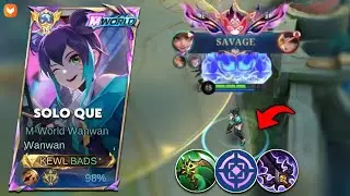 SOLO RANK WANWAN!! LAST MATCH BEFORE MYTHIC!! BEST EMBLEM & BUILD REVEALED!! (must watch)