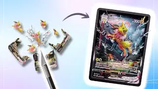 I Made a Jolteon Diorama out of Pokemon Cards
