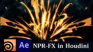 Anime Style NPR effects and breakdowns created in Houdini.