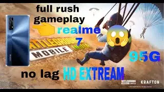 REALME 7 60 fps HD EXTREAM BGMI GAMEPLAY USING GFX TOOL