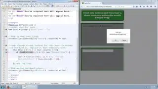 Find And Replace - HTML, CSS, JavaScript