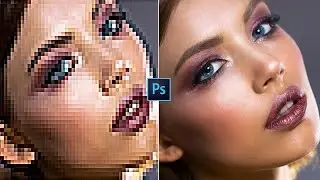 How to Depixelate images in Photoshop CC | Low to High quality