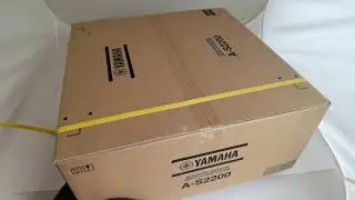 Yamaha A-S2200 integrated amplifier unboxing and deep unboxing