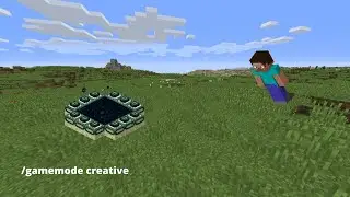 Speed running Minecraft, but with cheats...