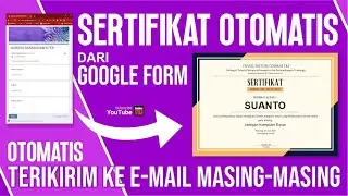 How to Create an Automatic Certificate and Send to E-Mail with Google Forms