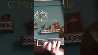 Guitar lesson..C Major scale #short