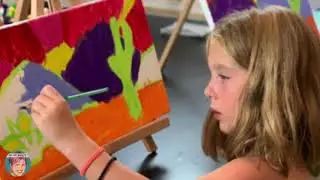 Pop Art Desert Landscape Teaching Video