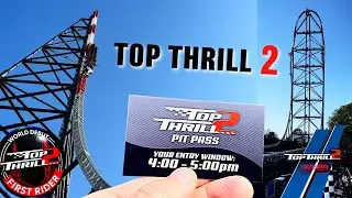 Top Thrill 2 BEFORE It Closed!! It Was Awesome!