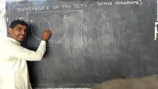 10 TS 02 SETS: DIFFERENCE OF SETS WITH VENN DIAGRAMS
