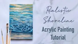 Acrylic Painting Tutorial Ocean Wave Painting