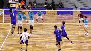 【国スポ近畿2024】少年男子 　大阪 vs 兵庫 第２セット　＜男子バレーボール＞