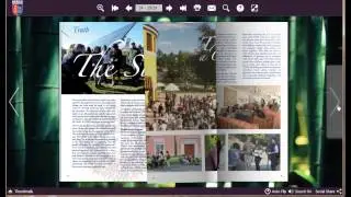 How to embed rich media college photo book into facebook page