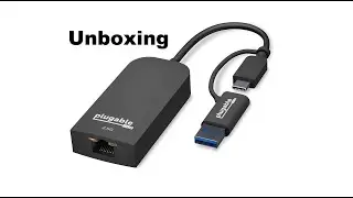 Plugable USBC-E2500 2.5G Ethernet Adapter UNBOXING (Shot in 8K)