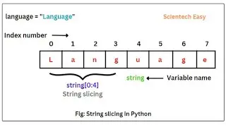 PYTHON FOR DATA ANALYSI & SCIENCE: Indexing and Slicing in Python with Jupyter Notebook