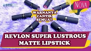 REVIEW & SWATCHES REVLON SUPER LUSTROUS MATTE LIPSTICK