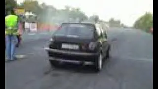 BMW E30 [M5] Vs. Ford Fiesta RS Turbo Drag Race [1/4 Mile]