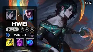 Hwei vs Yasuo Mid - EUW Grandmaster - Patch 14.17 Season 14