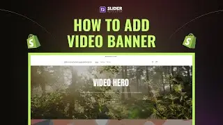 How to Add Video Background Banner To Shopify on Any Page with Autoplay Using Slider Revolution 6