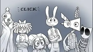 Pomni and Jax Funhouse Adventure | TADC AU | The Amazing Digital Circus Comic Dub
