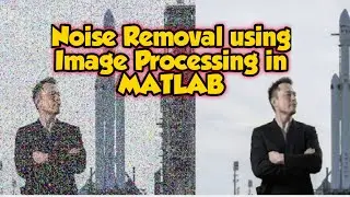 Noise removal using Matlab | Salt & Pepper noise removal | Image Processing |Elangovan 369