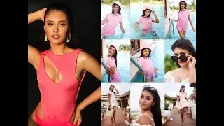 MISS UNIVERSE RABIYA MATEO ACCINDENTALLY FALLS INTO SWIMMING POOL DURING PHOTOSHOT
