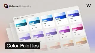 Webflow Color Palettes | Relume Library