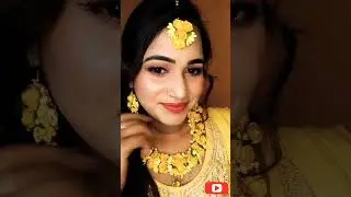 Haldi makeup look❤❤😍