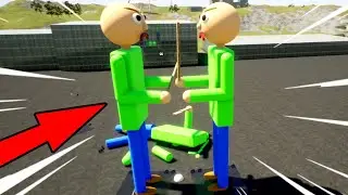 TWO GIANT LEGO BALDI'S FIGHTING EACH OTHER in BRICK RIGS
