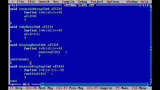 Use of Array and Functions in a Programme