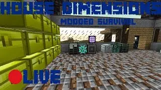 🔴ANCIENT TELEPORTER SANCTUARY | House Dimensions Modded Survival Minecraft