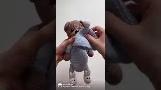 Crochet amigurumi teddy bear in pajamas pattern #amigurumi #crochet #crocheting #crochetamigurumi