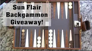 Backgammon Set Unboxing & Giveaway from Sun Flair! Enter Now!