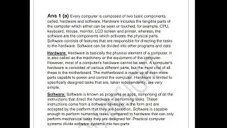 JUNE  2022 TEE SOLUTION OF BCOS 183 COMPUTER APPLICATION IN BUSINESS
