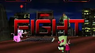 M.U.G.E.N: Invader Zim Vs Courage