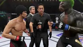 Bruce Lee vs. Godzilla Man - EA Sports UFC 2